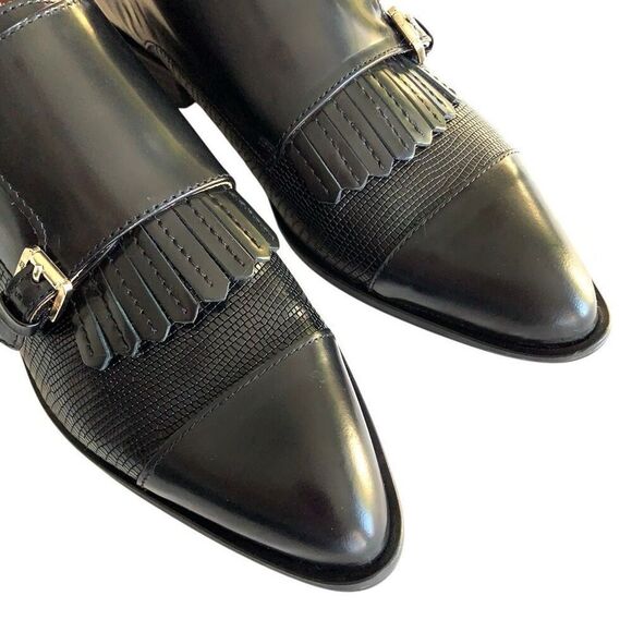 MASSIMO DUTTI Women’s Monk Strap Shoes (Sz 38) - Picture 5 of 12